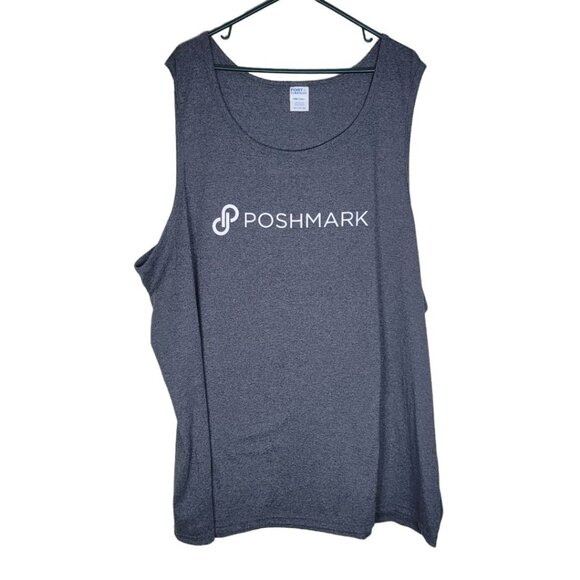Poshmark‎ Exclusive Tank Top Gray Sleeveless Womens Plus Size 3X - Picture 2 of 6